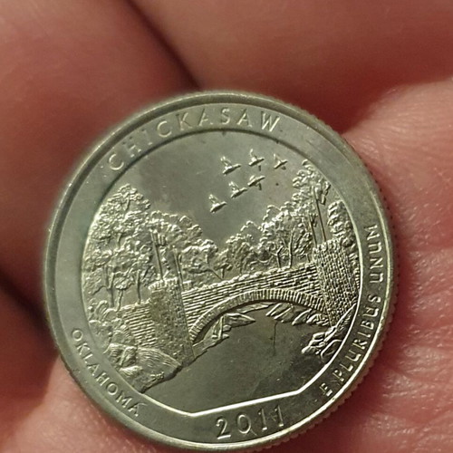 2011 Chickasaw National Park Quarter Dollar like new