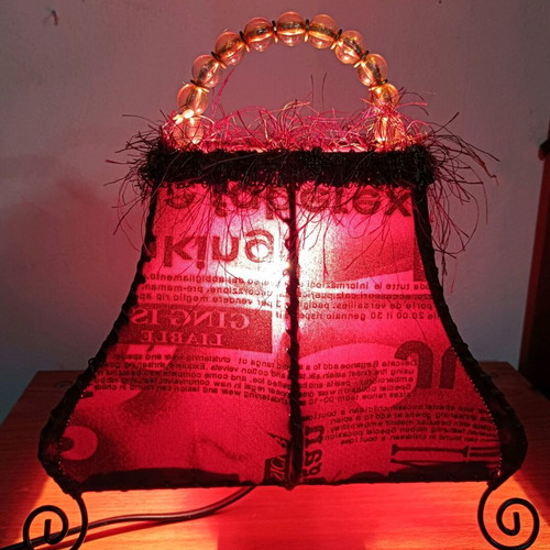 Inart handbag table lamp new
