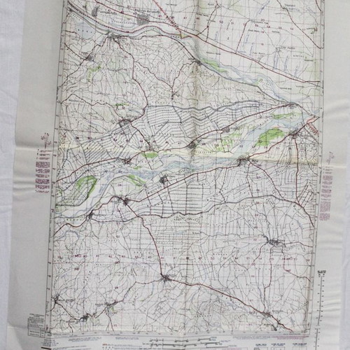 Rizia Map Greek Army Geographic Service 1979 used