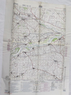 Rizia Map Greek Army Geographic Service 1979 used