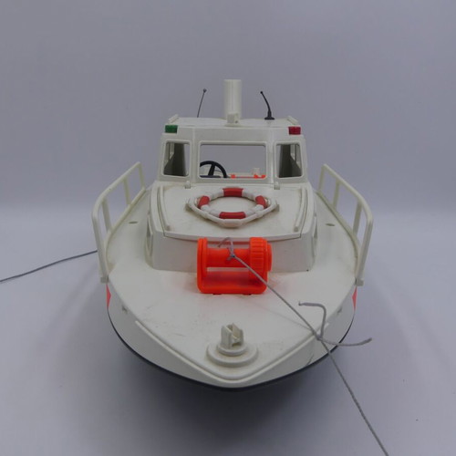 Playmobil Coast Guard Boat used, rigid plastic toy