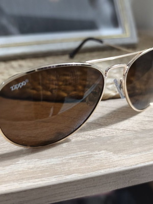 Zippo aviator sunglasses new, gold