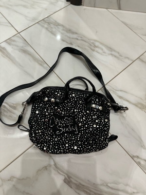 Miss Sixty bag with studs, like new, black, two handles