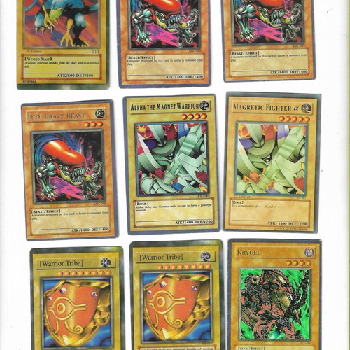 Yu Gi Oh! cards used, pack of 80 old cards