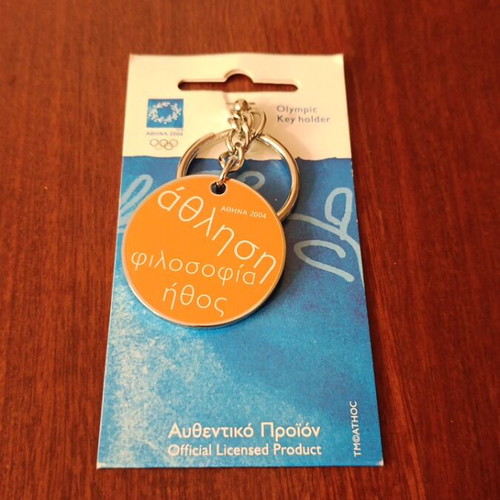Olympic Games 2004 collectible keychain new