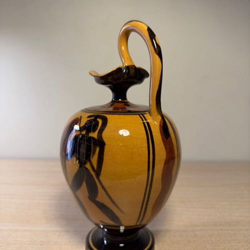 Ancient Greek kanata used, black-figure style