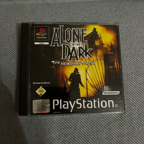 Alone Dark PS1 game like new, German version