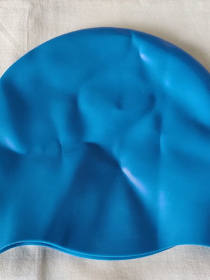Παιδικό σκουφάκι κολύμβησης Adidas Shark σιλικόνης μπλε σαν καινούργιο