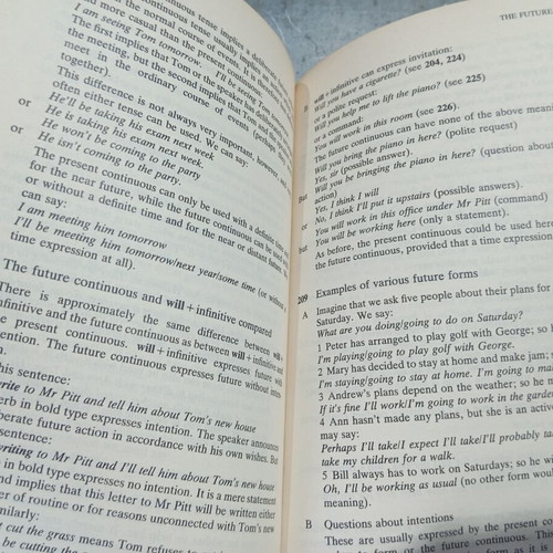 A Practical English Grammar educational manual, used, good condition