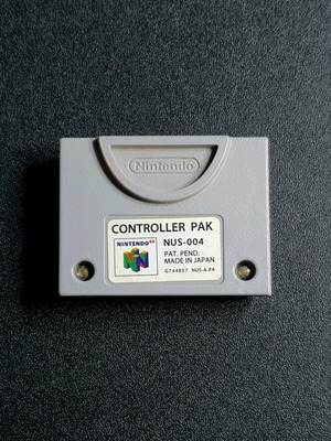 Nintendo 64 Controller Pak used with good battery