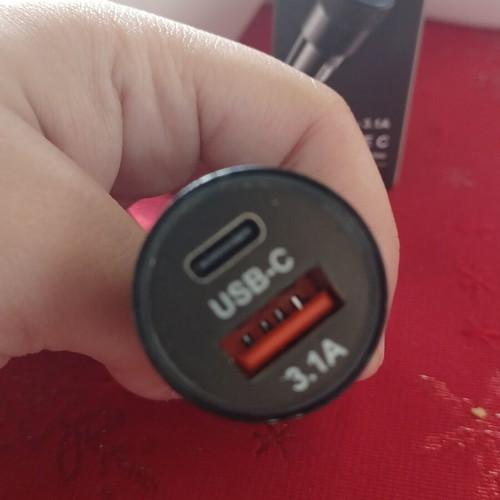 Lucas Car Charger USB and Type-C 3.1A new