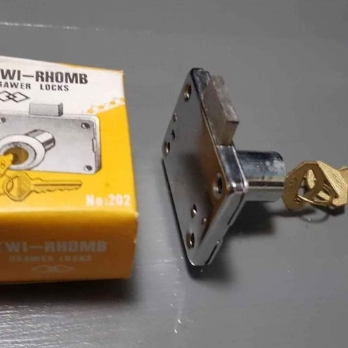 Furniture lock new for drawers and doors with 2 keys