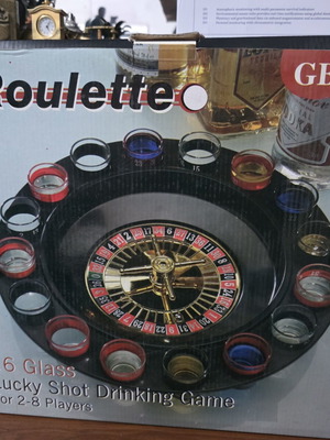 Παιχνίδι Ποτού Roulette Lucky Shot με 16 ποτηράκια μεταχειρισμένο, 2-8 παίκτες