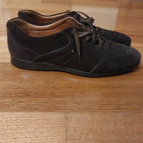 Massimo Dutti men's shoes soft suede like new size 45 brown