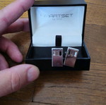Smartset cufflinks new, silver