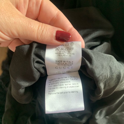 Gucci vintage dress silk, size M, like new, black