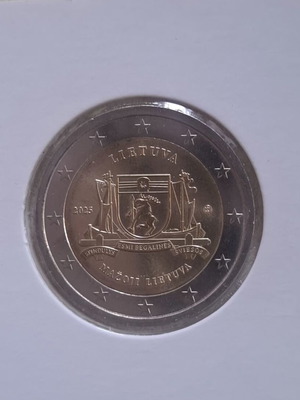 2 Euro 2025 Lithuania coin, uncirculated