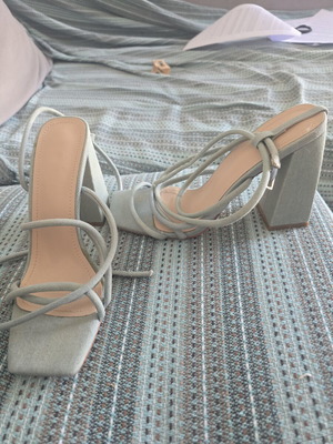 Women's turquoise platform sandals size 37