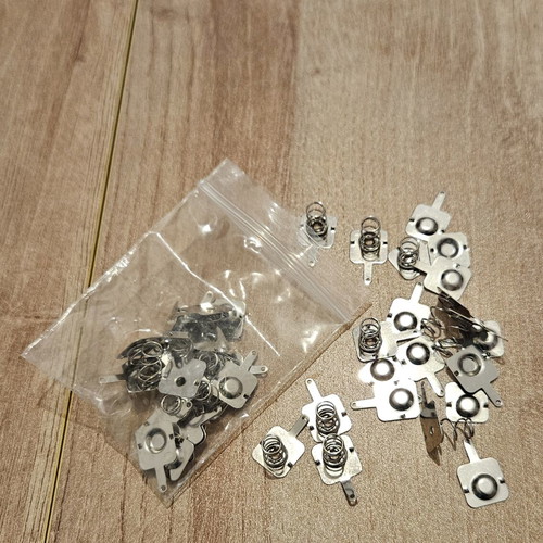 Battery contact plates new, pack of 20 pieces
