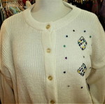 Tricoteen 90s knitted cardigan new, size L