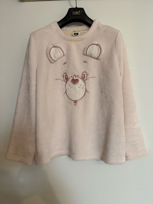 Oysho fleece blouse pink like new