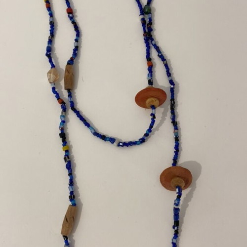 Vintage necklace over 50 years blue like new
