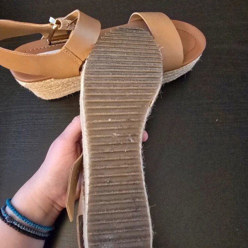 Steve Madden platform sandals like new, beige, size 37