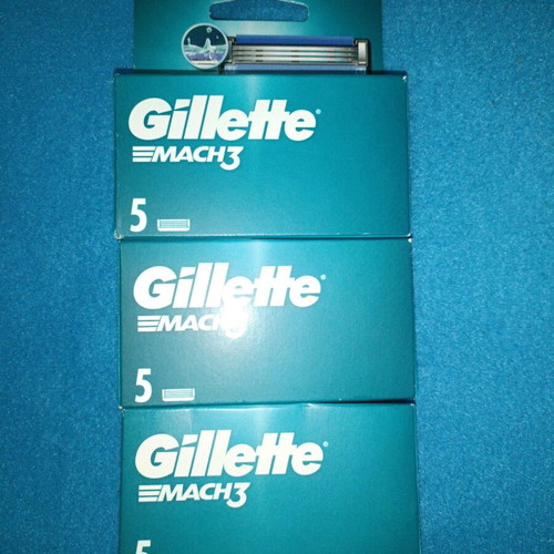 Gillette Mach3 γνήσια ανταλλακτικά, 3 τεμάχια, καινούργιο