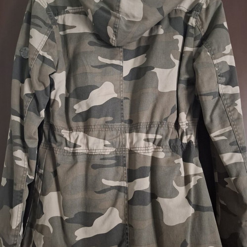 BSB military green parka jacket, size S