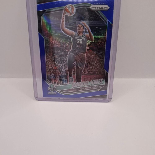 2025 Panini WNBA Prizm Jonquel Jones Blue Pulsar card like new