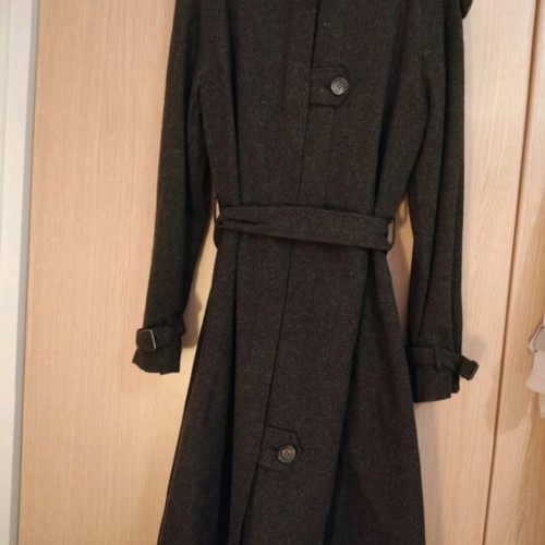 Gray coat below the knee Sakis Rouvas collection like new