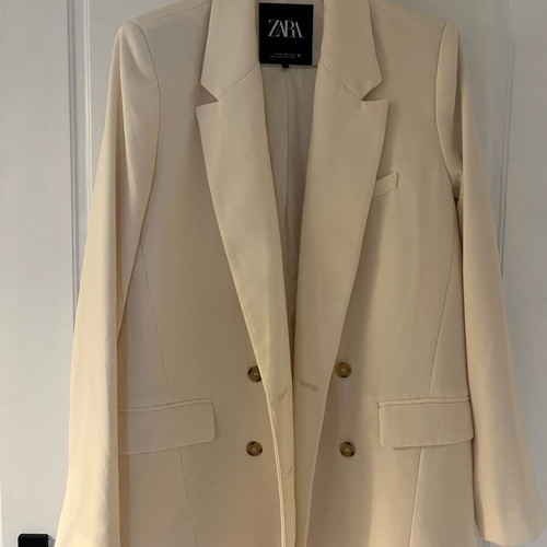 Blazer Zara like new, size M, cream