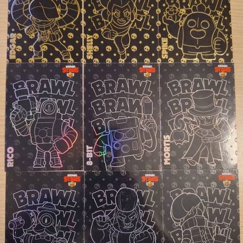 Brawl Stars card set, 131 cards, 81 unique numbers