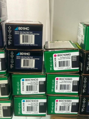 Τονερ Lexmark CX310-410-510 καινούργιο για αμερικανικούς έγχρωμους εκτυπωτές