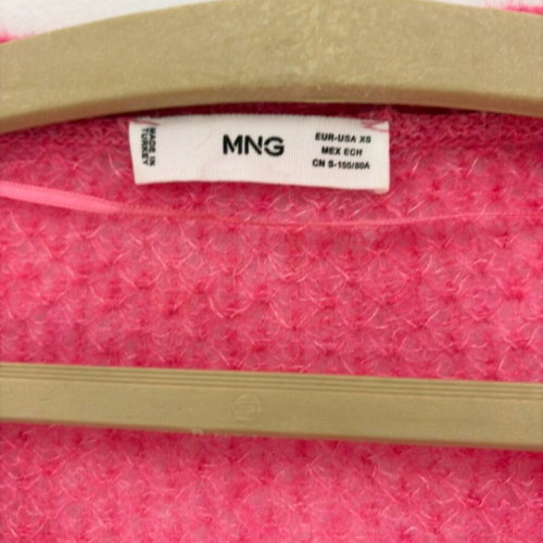 Mango cardigan pink like new, size XS oversize