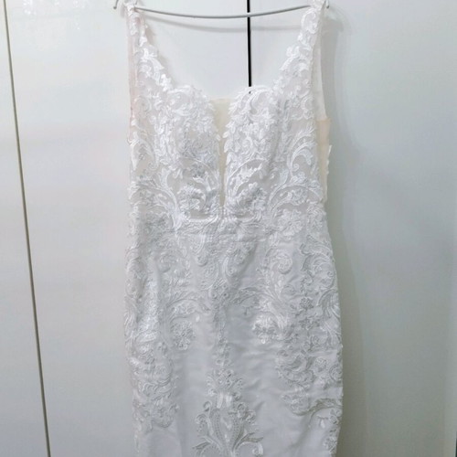 Atelier Eme midi wedding dress like new, white, size M