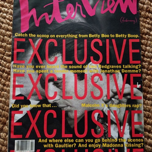 Interview Magazine 1991 Andy Warhol collectible, like new