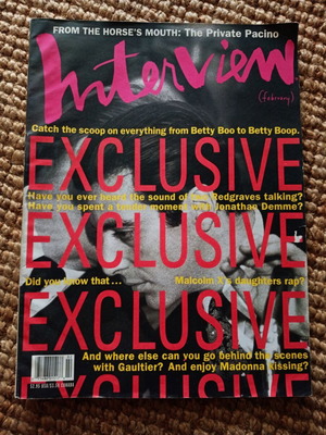 Interview Magazine 1991 Andy Warhol collectible, like new