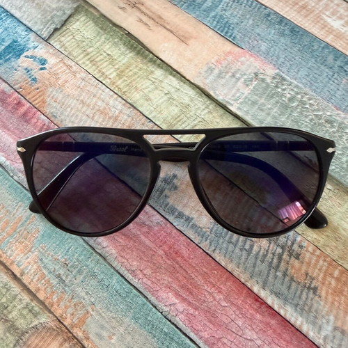Persol El Profesor PO3160V multifocal photochromic eyeglasses used, black