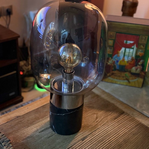 Frandsen Stockholm table lamp used with marble base