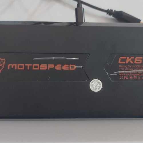 Motospeed CK61 mechanical keyboard like new