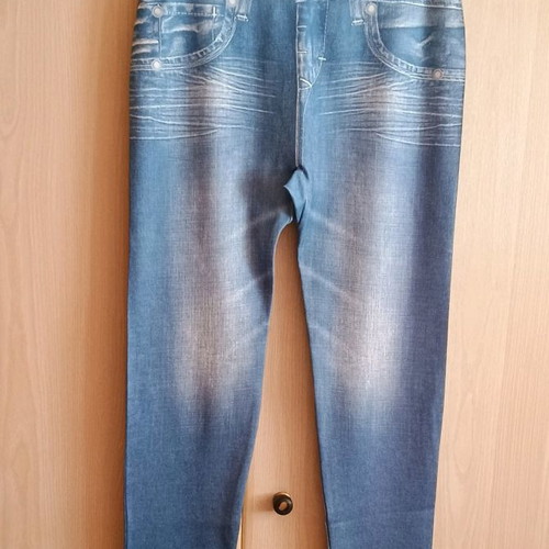 Jean leggings new, blue, size S/M