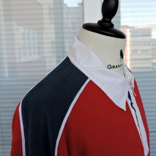 Suzuki Vintage Longsleeve Rugby Polo Shirt used, size L/XL
