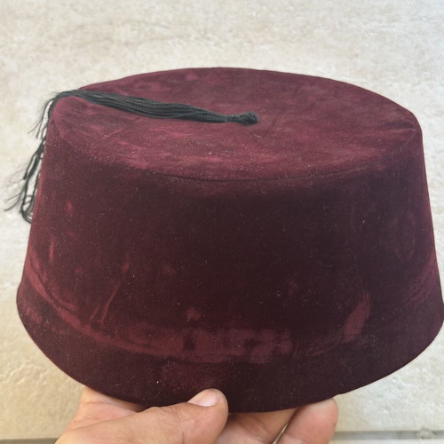 Bordeaux Ottoman Fesi Payitaht Fesi for Traditional Events
