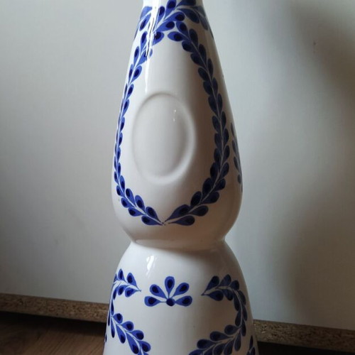 Clase Azul tequila bottle used, authentic Mexican porcelain 750ml