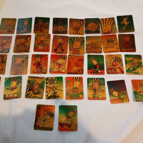 3D Chipicao collectible cards used, set of 34