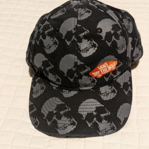 Vans jockey hat used with wear