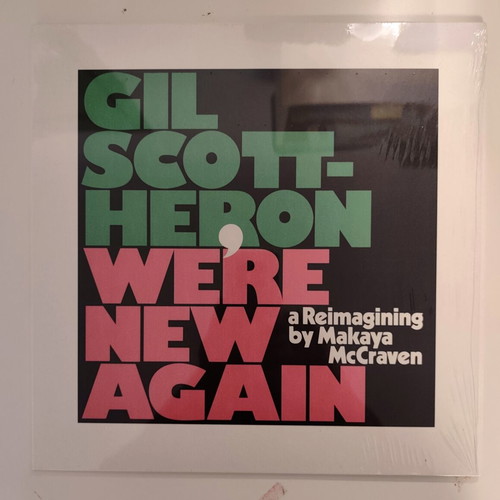 Gil Scott Heron We're New Again vinyl album, jazz