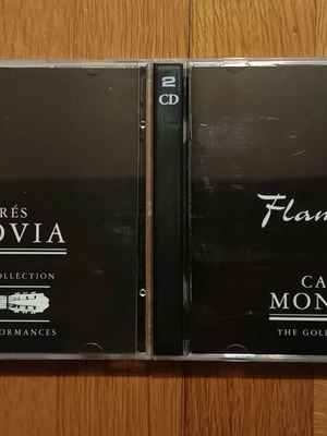 Double CDs classical guitar pack, new, Andres Segovia and Carlos Montoya
