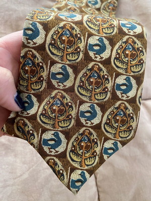 Ungaro vintage silk tie 100% like new